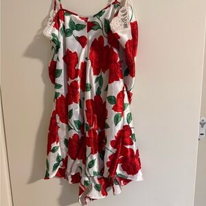 Solange Satin Floral slip. Sexy.